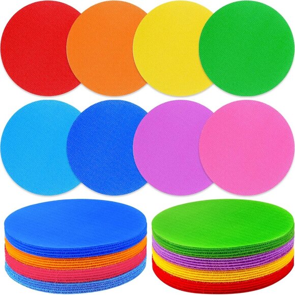 Velcro Carpet Circles for Kindergarten Class 48 Piece Set Teachers School - Picture 5 of 5